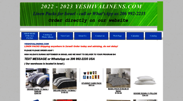 yeshivalinens.com