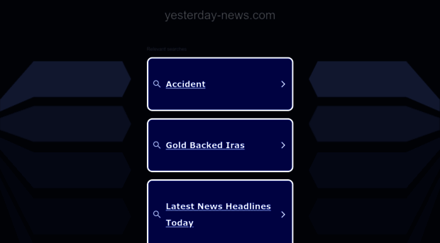 yesterday-news.com