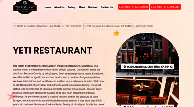 yetirestaurant.com