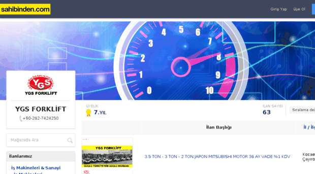 ygsforklift.sahibinden.com