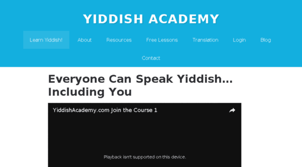 yiddishacademy.com