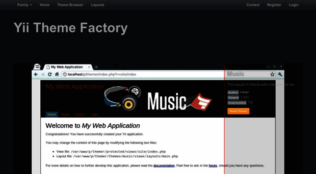 yii.themefactory.net