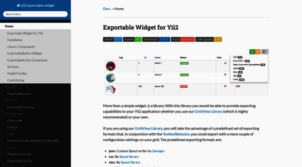 yii2-exportable-widget.readthedocs.io