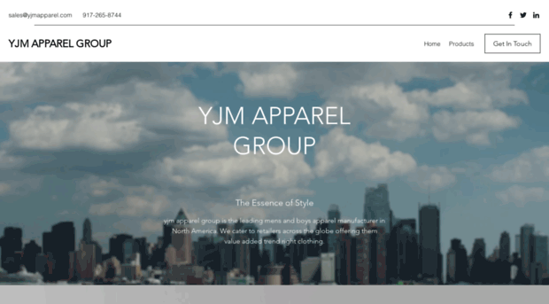 yjmapparelgroup.com