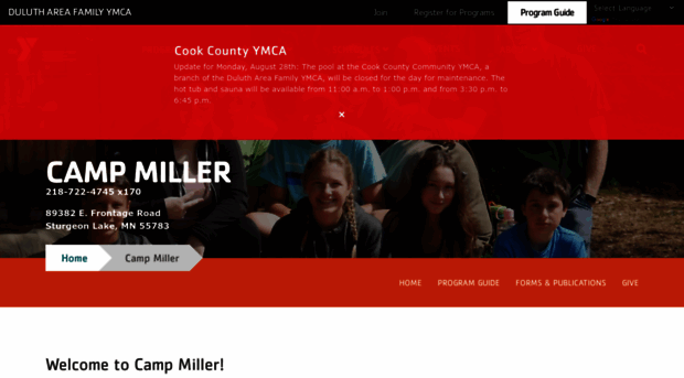 ymcacampmiller.org