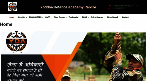 yoddhadefenceacademy.com