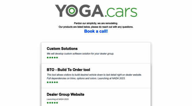 yoga.cars