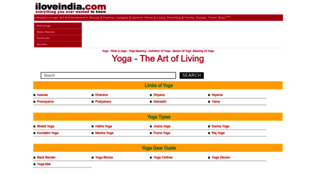 yoga.iloveindia.com