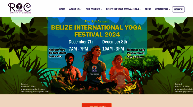 yogahealsbelize.com