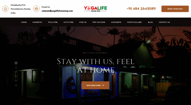 yogalifehomestay.com