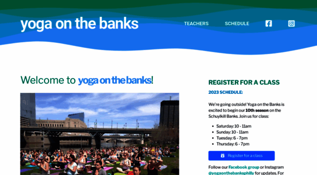 yogaonthebanks.com