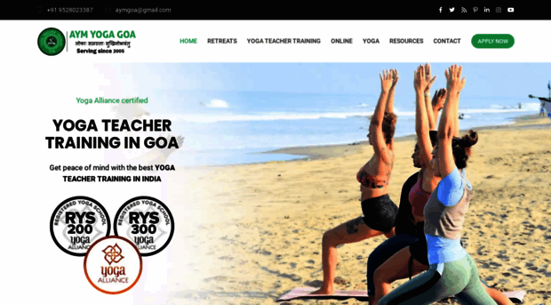 yogateachertraininggoa.com