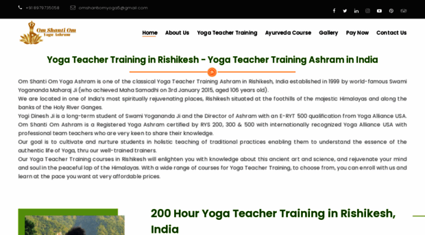 yogateachertraininginrishikesh.in