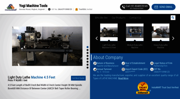 yogimachinetools.in
