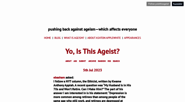 yoisthisageist.com