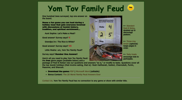 yomtovfamilyfeud.com