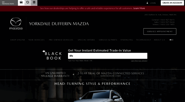 yorkdaledufferinmazda.ca