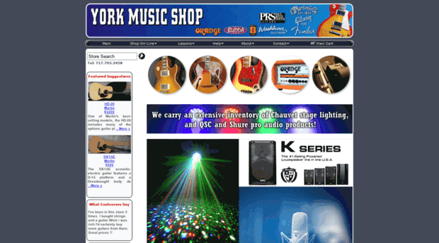 yorkmusicshop.com