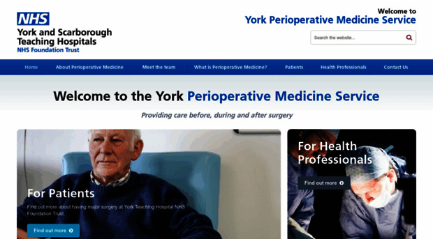yorkperioperativemedicine.nhs.uk