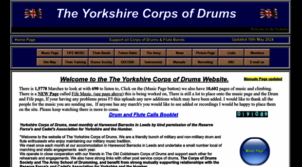 yorkshirecorpsofdrums.com