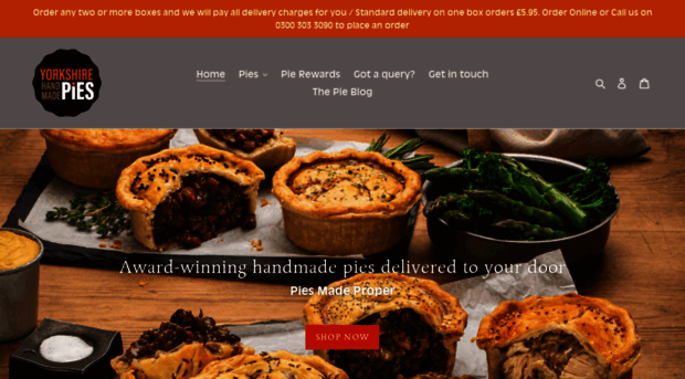 yorkshirehandmadepies.co.uk