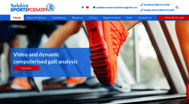 yorkshiresportspodiatry.co.uk