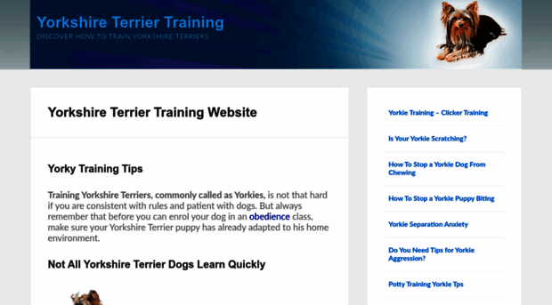 yorkshireterrier-training.com
