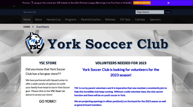 yorksoccerclub.com