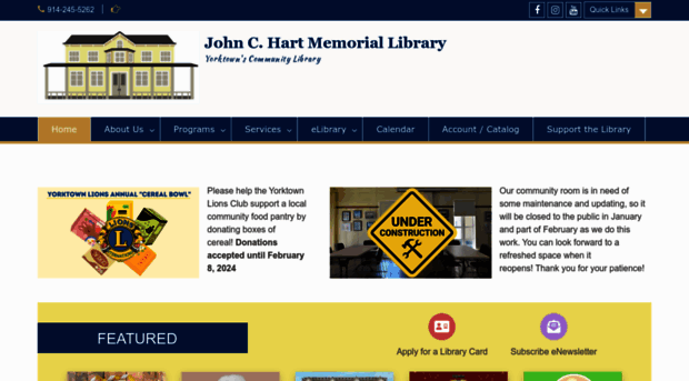 yorktownlibrary.org