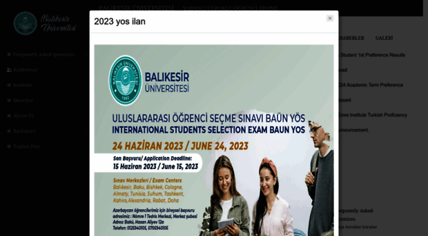 yos.balikesir.edu.tr