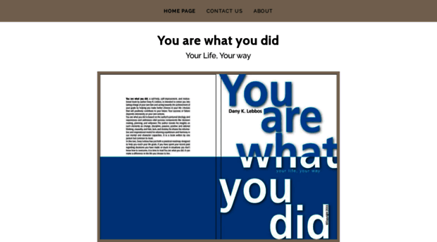 youarewhatyoudid.com