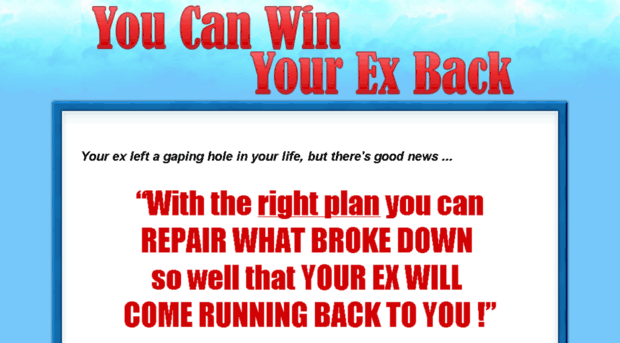 youcanwinyourexback.com