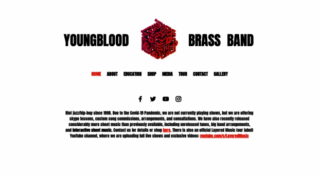 youngbloodbrassband.com