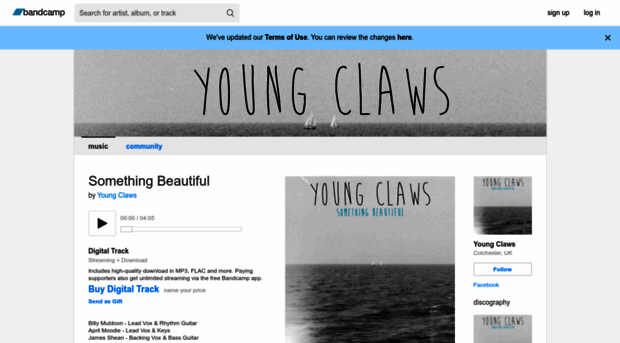 youngclaws.bandcamp.com