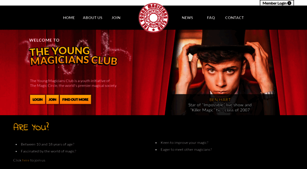 youngmagiciansclub.co.uk
