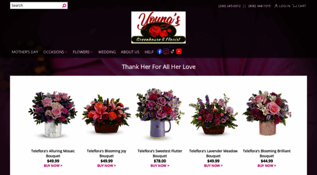 youngsgreenhouseandflowers.com