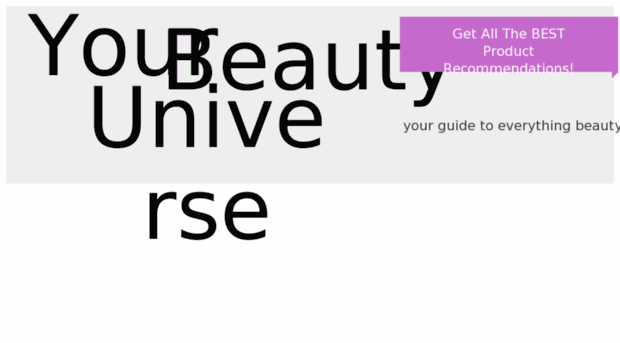 yourbeautyuniverse.com