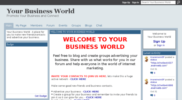 yourbusinessworld.ning.com