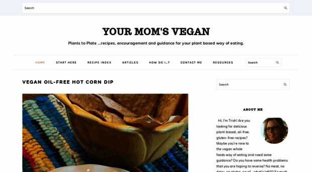 yourmomsvegan.com