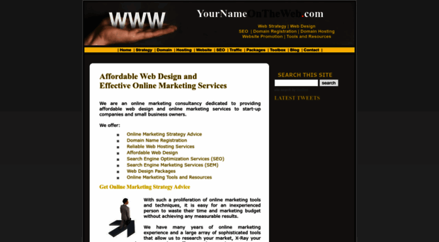 yournameontheweb.com