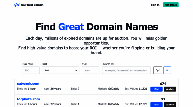 yournextdomain.com