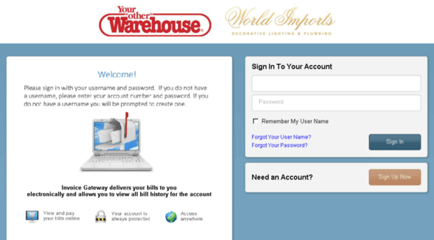 yourotherwarehouse.billtrust.com