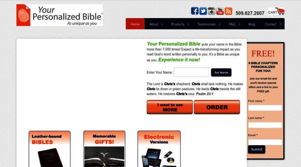 yourpersonalizedbible.com