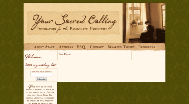 yoursacredcalling.com