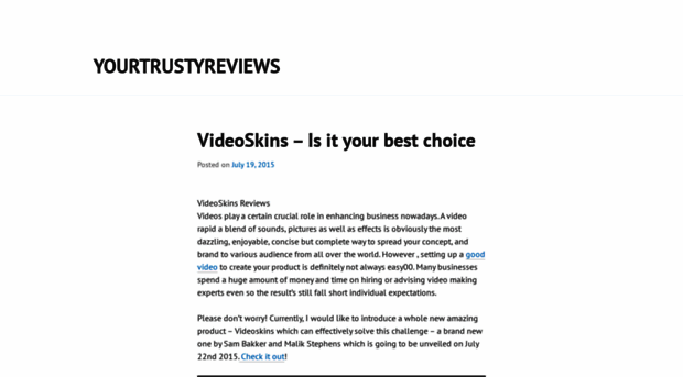 yourtrustyreviews.wordpress.com