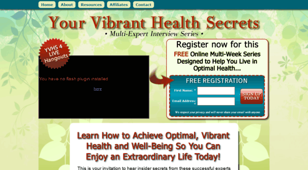 yourvibranthealthsecrets.com