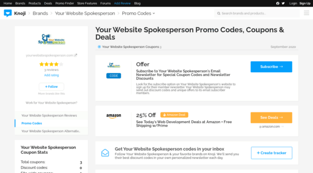 yourwebsitespokesperson.bluepromocode.com