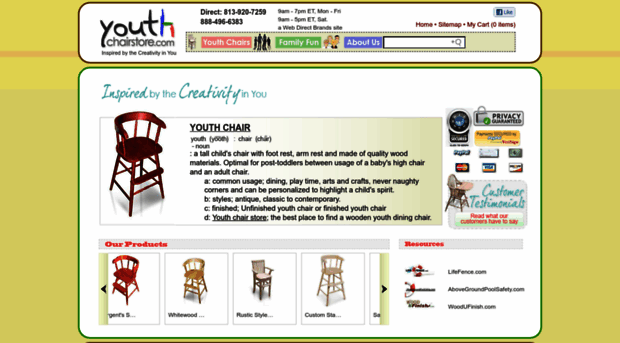 youthchairstore.com