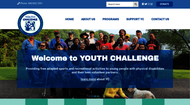 youthchallengesports.com