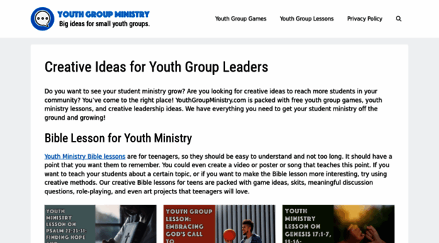 youthgroupministry.com